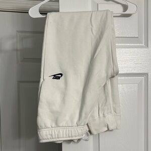 Nike White Sweatpants